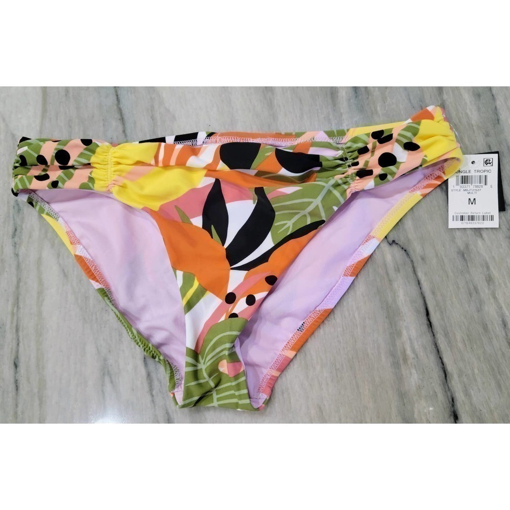 Barr III Bikini Bottom Medium Jungle Tropic NWT